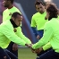 El Bara ha fet aquest divendres l'ltim entrenament abans de viatjar, dissabte, a la Corunya. (Fotos: Miguel Ruiz - FCB)