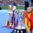 Liga y Champions, en el Camp Nou. Fotos: Miguel Ruiz / lex Caparrs (FCB).