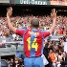 Unes 30.000 persones reben Henry en la seva presentaci al Camp Nou. Foto. Arxiu FCB