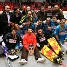 Mxima alegra en la foto de grupo y con la Supercopa.